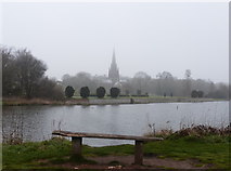 SK6274 : View across Clumber Lake, near Worksop by pam fray
