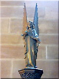 SK6274 : A carved angel on the north side of the Chapel of Our Lady, Clumber Park by pam fray