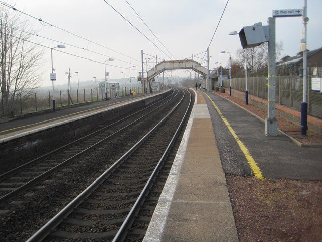 Carluke railway station, Lanarkshire