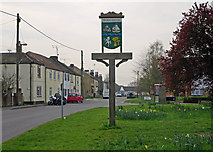 TQ7164 : Wouldham Village Sign by Dylan Moore