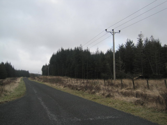 Road towards Creetown