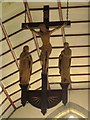 NY9371 : St. Giles Church, Chollerton - crucifixion by Mike Quinn