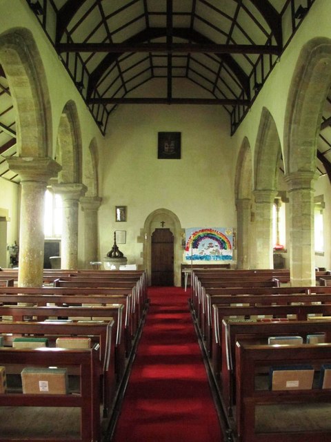 St. Giles Church, Chollerton - nave (2)
