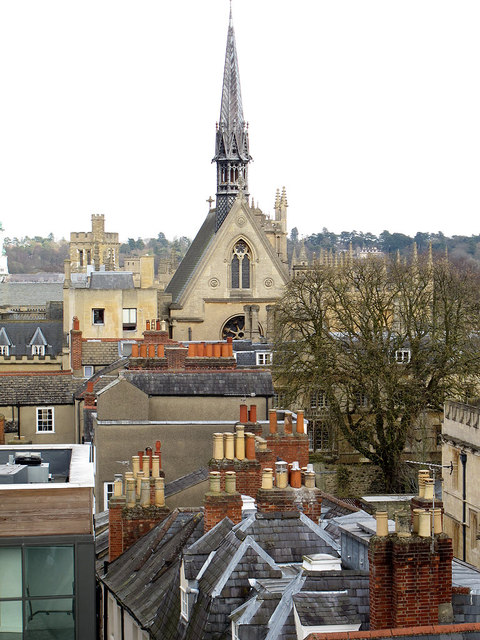 View east from St Michael at the Northgate