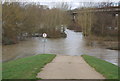 TQ5645 : Flooding, Haysden Lake by N Chadwick
