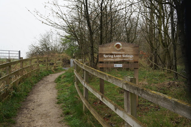 Spring Lane Sidings Nature Park © Ian S :: Geograph Britain and Ireland