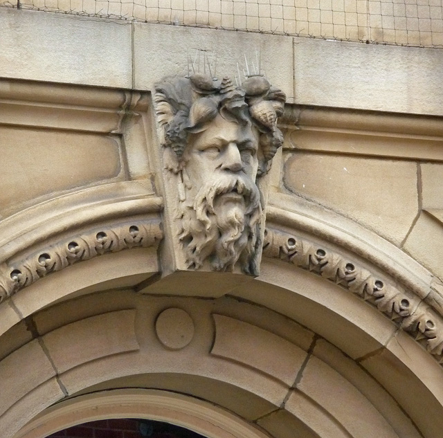Detail of former Sheffield Waterworks Company, Division Street, Sheffield