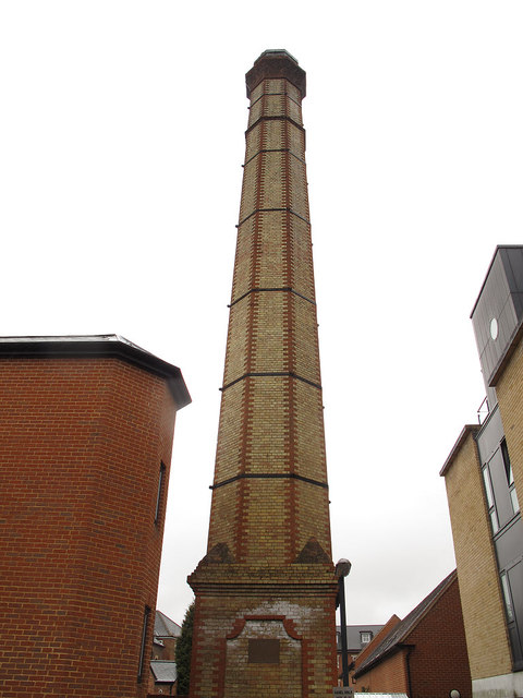 Morrell's brewery chimney, Oxford