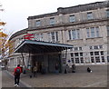 Entrance to Swansea railway station