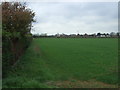 Farmland west of Brigg Road