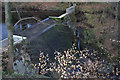 Weir on the Lornty Burn at Lornty