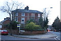 Large house on the corner of Christchurch Rd