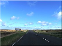 SE8596 : A169 northbound, turning for RAF Fylingdales by Alex McGregor