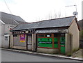 ST0099 : Betting shop and a former butchers shop in Cwmaman by Jaggery