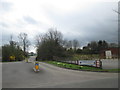 Entrance to Kingfisher Caravan Park