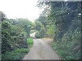 Un-named lane east of Marwell Farm