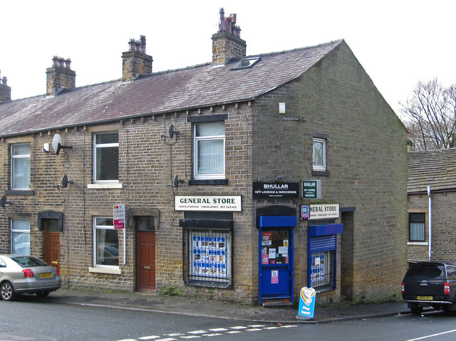 Sowerby Bridge - general store at Park Road / Clifton Street junction