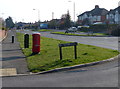 Postbox on the corner of Clark Drive