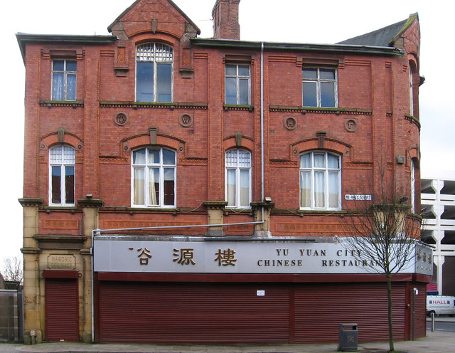 St Helens - former Masonic buildings on Hall Street