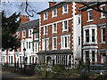 Leicester - New Walk - house with conservatory