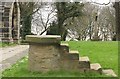 Mounting block in Tankersley Churchyard