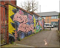 J3375 : Graffiti, Belfast (April 2014) by Albert Bridge