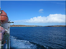 NM2256 : View from Calmac ferry Clansman approaching Coll by William Starkey