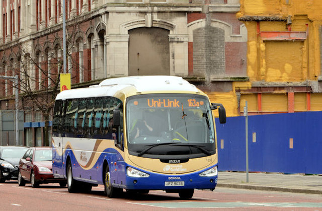 Uni-Link bus, Belfast (April 2014)