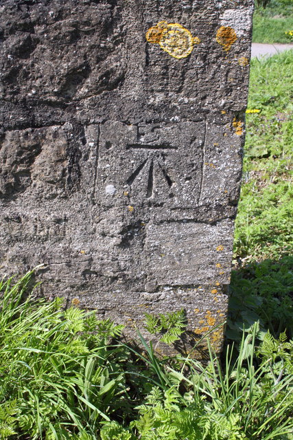 Benchmark on Gain's Bridge © Roger Templeman :: Geograph Britain and ...