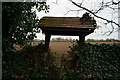 The rear lych gate at St John the Baptist, Pollington