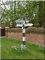 Fingerpost, Hill Road/Loughbon, Orston