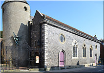 TQ4110 : St Michael-in-Lewes church by Julian P Guffogg