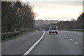 SS8782 : Bridgend District : The M4 Motorway by Lewis Clarke