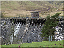 SO2330 : Dam of Grwyne Fawr Reservoir by Trevor Littlewood