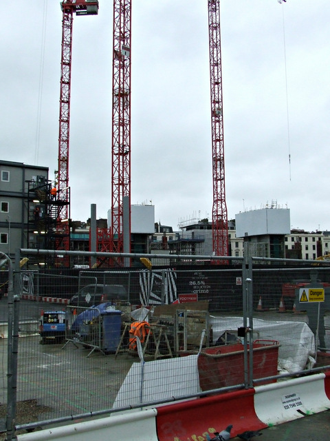 Victoria Street construction site