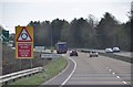 SN5613 : Carmarthenshire : The A48 by Lewis Clarke