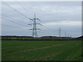 Pylons near The Grange