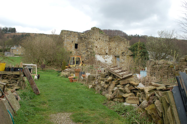 Remains of Bradshaw Hall, Eyam