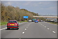 SS8782 : Bridgend District : The M4 Motorway by Lewis Clarke