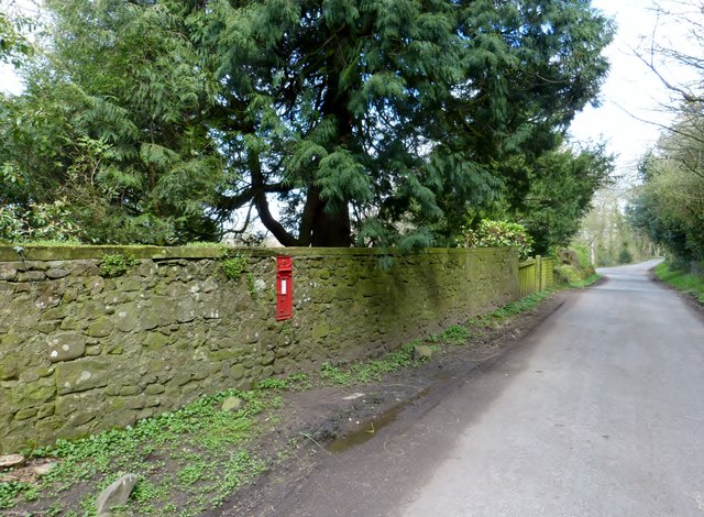 Post box in the wall