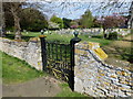 TF1107 : A side gate to Maxey churchyard by Richard Humphrey