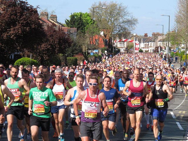 London Marathon 2014: mass participation © Stephen Craven cc-by-sa/2.0 ...