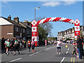 London Marathon 2014: first mile marker