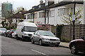 Art Deco style housing on Garnett Road, Belsize Park, NW3