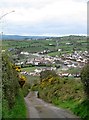 Gordons Lane descending towards Camlough