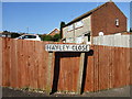 Vintage street nameplate, Hayley Close, Cuxton