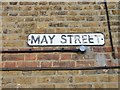 Vintage street nameplate, May Street, Cuxton