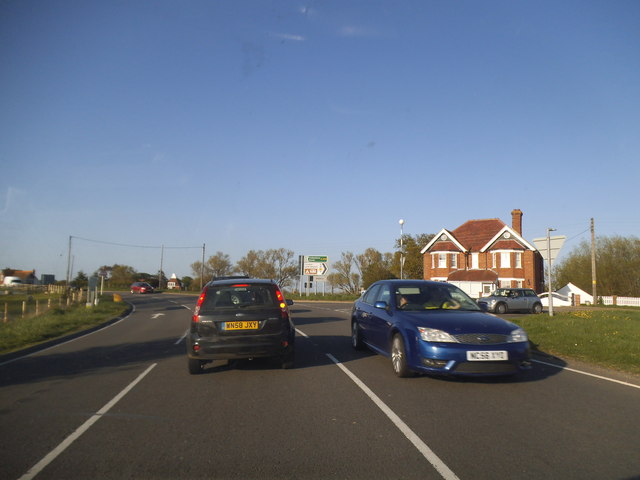 Guldeford Road at the junction of Camber Road