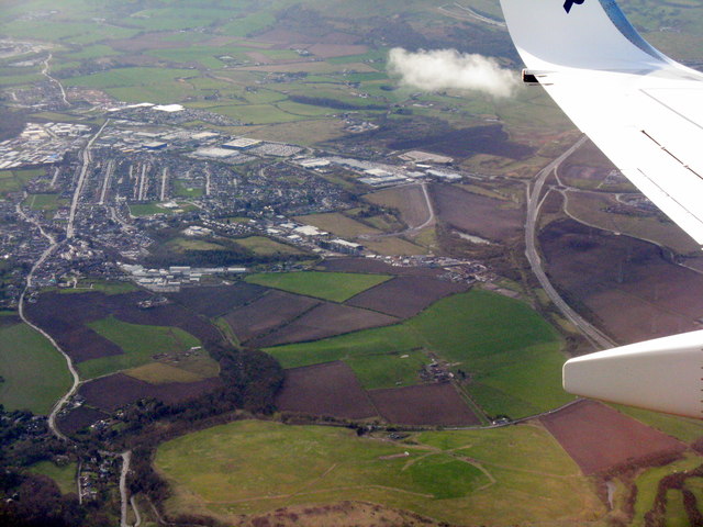 Straiton and Edgefield from above Lasswade