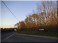 Whitebread Lane at the junction of Station Road, Northiam